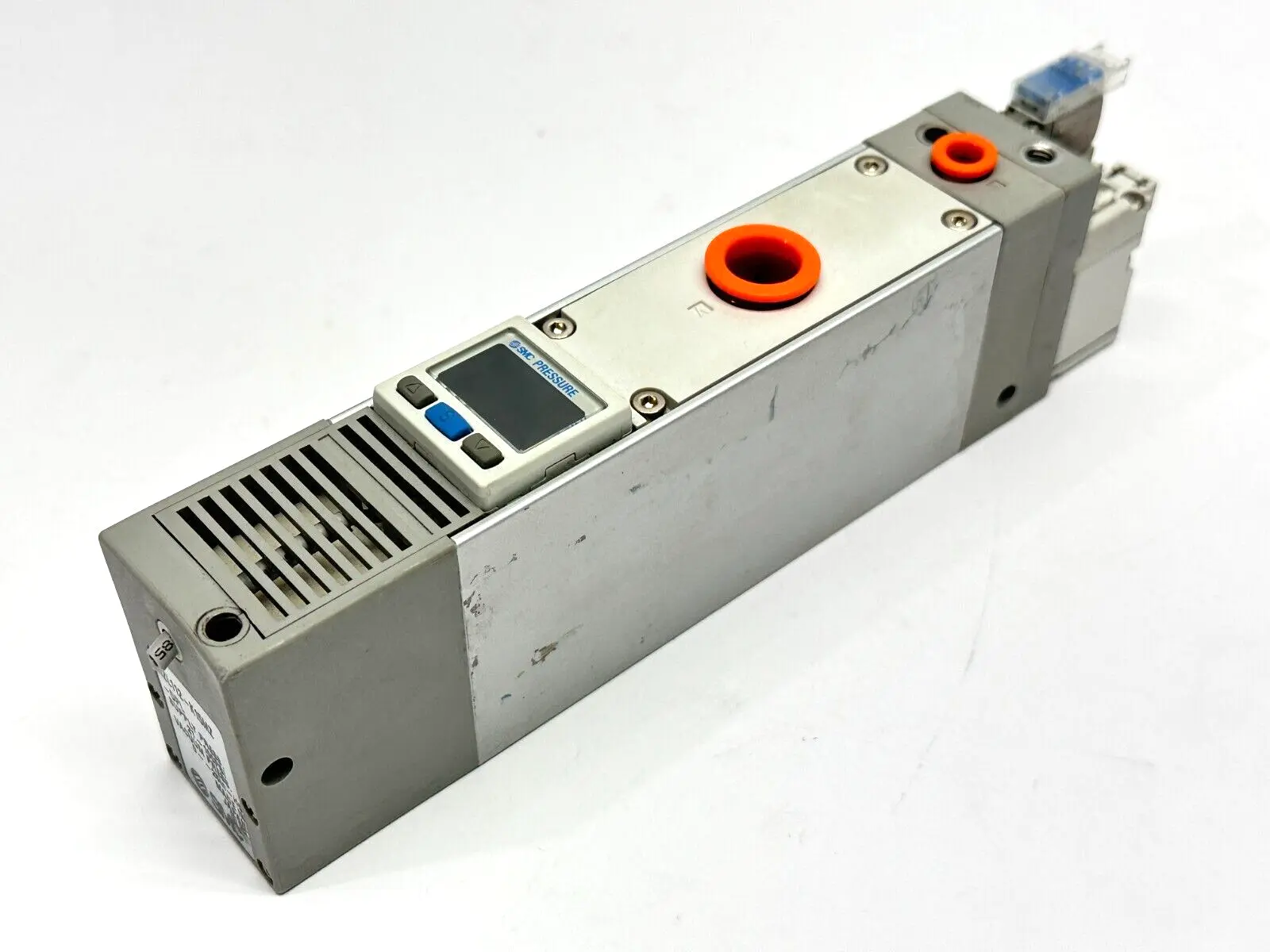 NZL112-K15MZ-DPL | SMC  Multi-Stage Vacuum Ejector w/ 2x SYJ514-5MOZ - Used