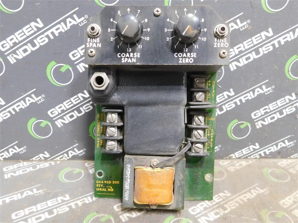 P.C.A. 044-950-500 Coarse Span Control Board Rev. C Used