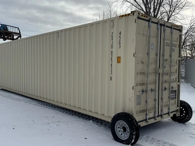 ZXJU0256338 // Sea Container with 2 Extra Wide Side Doors, 40HC, Single Trip