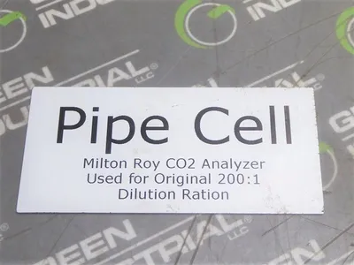 Milton Roy Pipe Cell for CO2 Analyzer For original 200:1 Dilution Ratio New