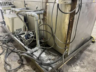 3 TANK FISA MODEL #3VST-350P ULTRASONIC PARTS BASKET TYPE CLEANING SYSTEM: STOCK #20623