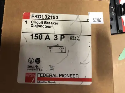 New | in-Stock FEDERAL PIONEER FKDL32150 Switchgears British Columbia CA | Lenmark #244390