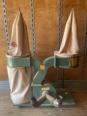 GRIZZLY 3HP DOUBLE-BAG DUST-COLLECTOR