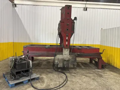 400 TON MILLHOFF ROLLING FRAME HYDRAULIC STRAIGHTENING PRESS: YOBRO #24002