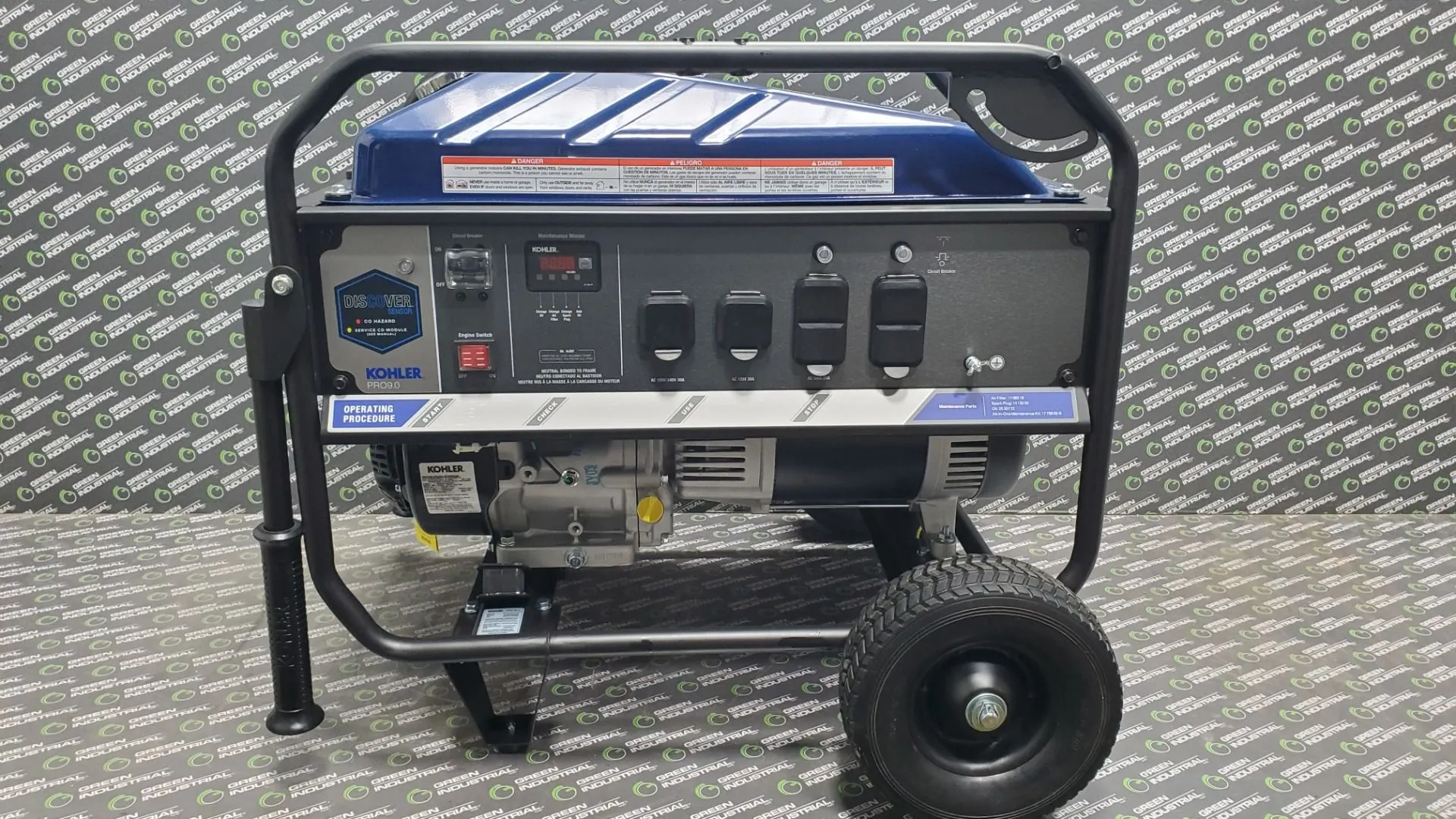 New Kohler 9000 Watt Portable Electric Generator Pro9.0 120 240 V PA-PRO90-2002