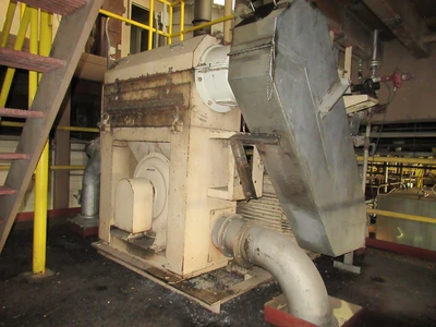 Satake rice sizer w/ screw conveyor