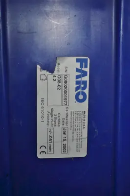 USED 2002 FARO GOLD G08-02