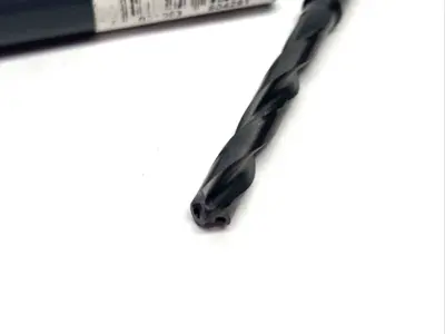 USED GUHRING DRILL, 1/4 5XD, RT 100 U, CARBIDE, NANO-FIREX, COOLANT THR