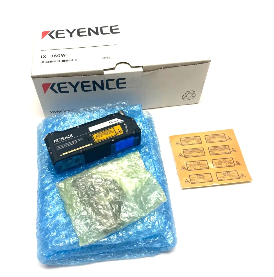 USED KEYENCE IMAGE BASED LASER SENSOR HEAD SCAN/LINE MODE 360MM