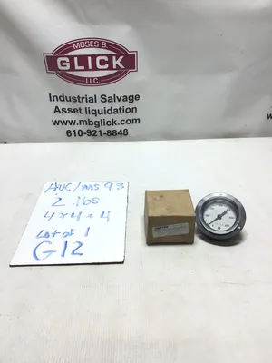 Ametek 138051 2 1/2″ 600 PSI Pressure Gauge (Lot of 1)