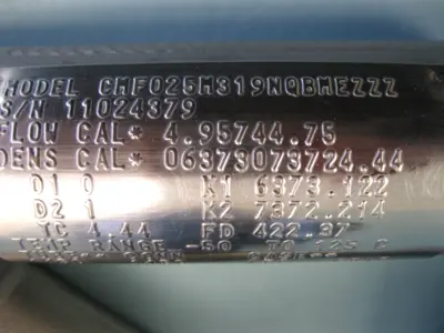 USED Micro Motion CMF025 M319NQBMEZZZ