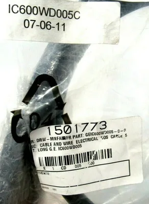 NEW GE FANUC IC600WD005 I/O CABLE IC600WD005C