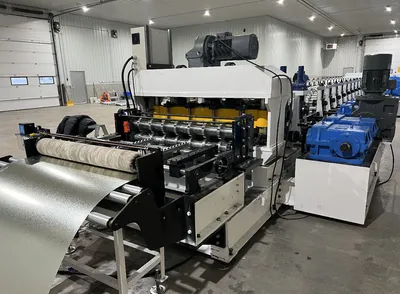 Customized Galvanized Steel Decking Sheet Roll Forming Machine in the USA