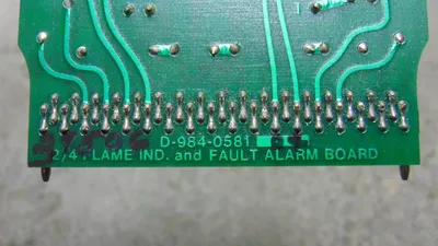 Alstom D-984-0581 Flame Indicator and Fault Alarm Board Used