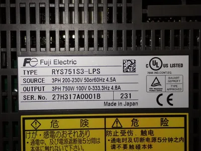 Used FUJI ELECTRIC RYS751S3LPS Servo Drives | HGR 24 #752581
