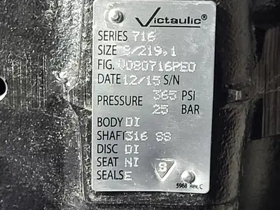 New | in-Stock 2015 VICTAULIC 716 Valves/Fittings British Columbia CA | Lenmark #1440770