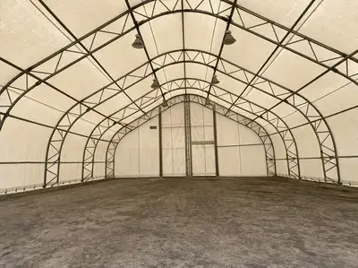 120 ft x 40 ft x 32 ft Dry Storage Tent