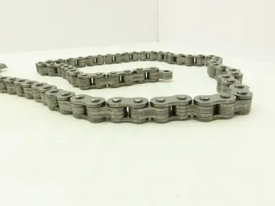 Renold BL600 Forklift Leaf Chain 104" 2x3 Lace BL623  Lot of 2pcs 52"each