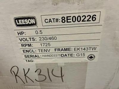 New | in-Stock LEESON 8E00226 Industrial Controls | Surplus Asset Holdings #1221265