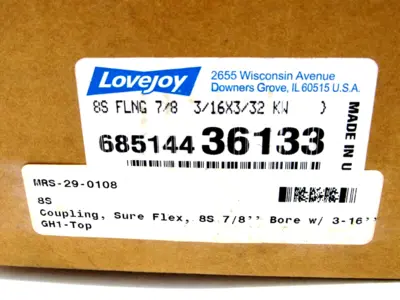 NEW LOVEJOY 68514436133 SURE FLEX COUPLING 8S