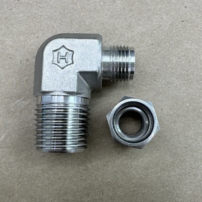 HAM-LET 90° Elbow 3/8 X 1/2 316 Stainless Steel || (15) BRAND NEW - FAST SHIPPED