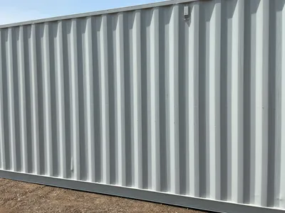 2026 40’L x 8’W x 9’ 6”T High Cube Shipping/Ground Container, swing doors on one end and four sets o...