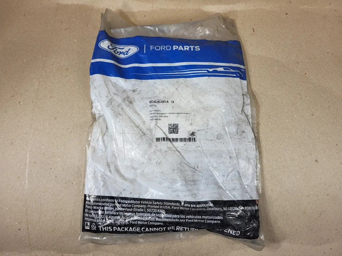 NEW FORD BC3Z-9C493-A