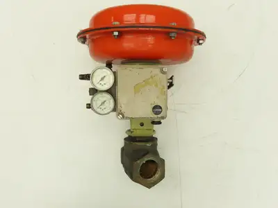 HD Baumann 54-24 588 Pneumatic Diaphragm Actuator 1-1/2"NPT Bronze Globe Valve