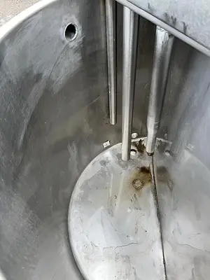 Tank, 175 Gallon, Stainless Steel, Dual Compartment, #S744974
