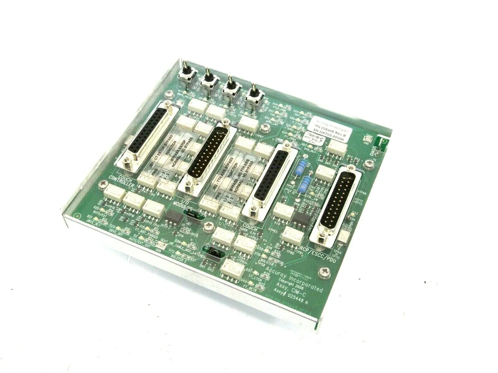 USED ACCURAY INCORPORATED 025445 CIRCUIT BOARD REV.B 025448A