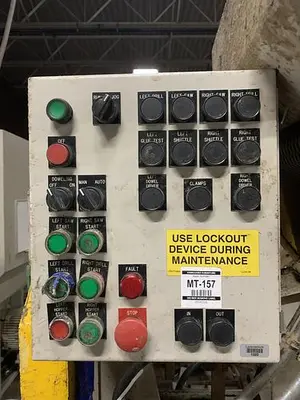 USED BELL 424-AC TRIM, BORE, AND DOWEL MACHINE