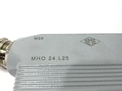 USED ILME HOOD M25 SIDE SENTRY W/ AMPHENOL C146 P24 001 G8 CONNECTOR FRAME