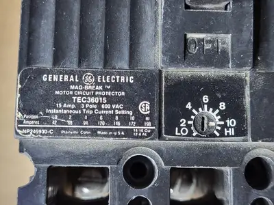 USED GENERAL ELECTRIC TEC36015
