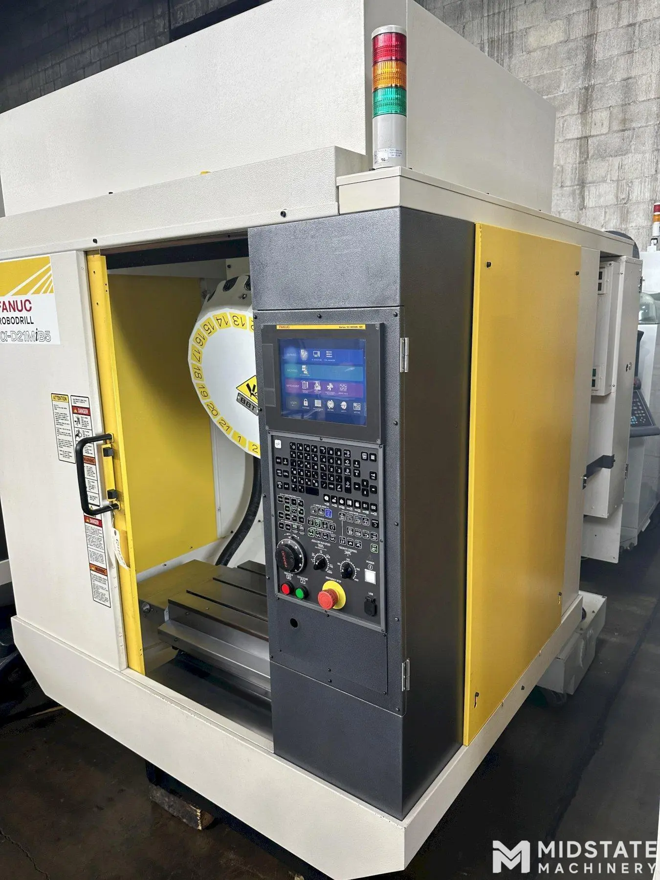 FANUC ROBODRILL A-D21MIB5 CNC VERTICAL MACHINING CENTER, New 2017