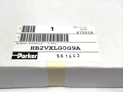 HB2VXLG0G9A | Parker  4-Way 2-Pos. Double Solenoid Valve - New