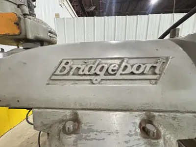1.5 HP BRIDGEPORT VERTICAL RAM TYPE MILL & SLOTTING HEAD: STOCK #23195