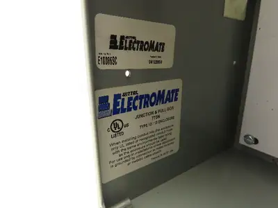 Rittal E10086SC Electromate Electrical Enclosure 10x8x6" JIC Pull Box