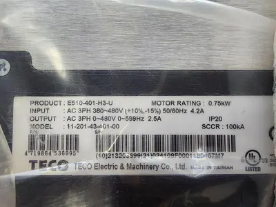 NEW TECO WESTINGHOUSE E510-401-H3-U