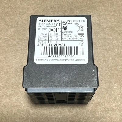 New | in-Stock Siemens 3RH2911-2HA31 Electronics & Components Indiana US | J&J Industrial Supply #1073560