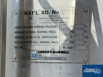 Used Cherry-Burrell _UNKNOWN_ Reactors Ohio US | Federal Equipment Company #1090467