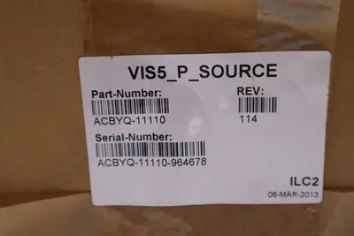 USED ADVANTEST VIS5_P_SOURCE REV 114 ACBYQ-11110 HV-P HV-L STOCK #2862