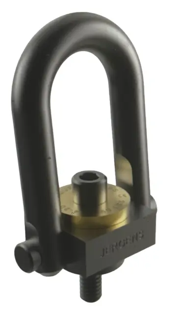 Jergens Center Pull Hoist Ring 1-1/4-8 Thread 15,000 Lbs Load Cap