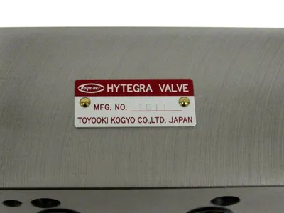 NEW TOYOOKI 1611 HYTEGRA PRESSURE REDUCING VALVE