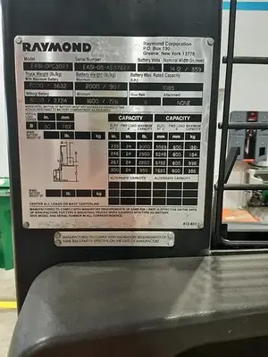 USED RAYMOND EASI OPC30TT