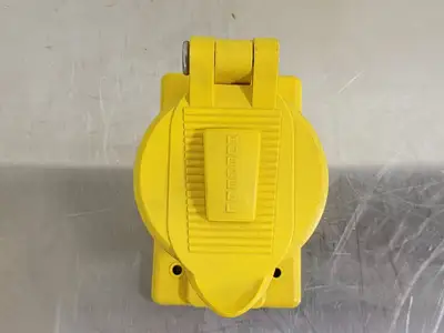Weatherproof Cover Yellow Polycarbonate