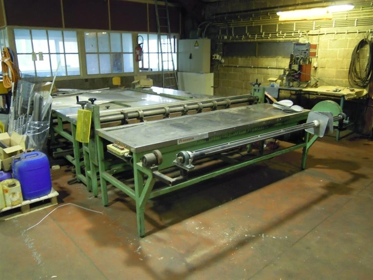 Used ZM WIDE CONVEYOR CUTTING SYSTEM FOR WOVEN MESH Uncoilers | Apt International N.V #365267