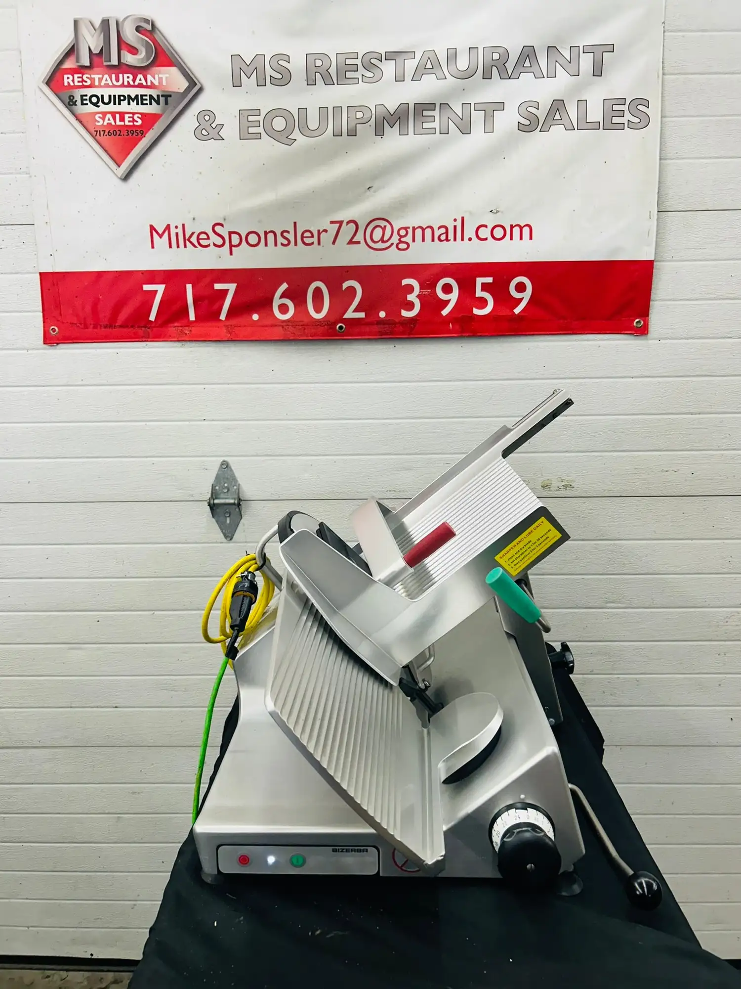 Bizerba GSPH 2024 Manual Deli Slicer Fully Refurbished