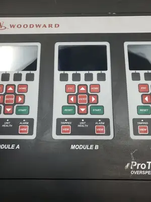 Used Woodward 8237-1369 ProTech GII Panel Mount Turbine Controller Automation Control (HMI) South Carolina US | Palmetto Automation #1542073