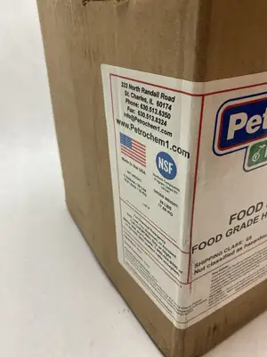 NEW PETROCHEM FOODSAFE FMO 220 FOOD MACHINERY OIL ISO 220 5 GALLONS