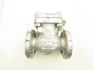 Kitz FIG.150SCOS Swing Check Valve Flanged 1-1/2"150 Class HF Seat CR13 Disk WCB